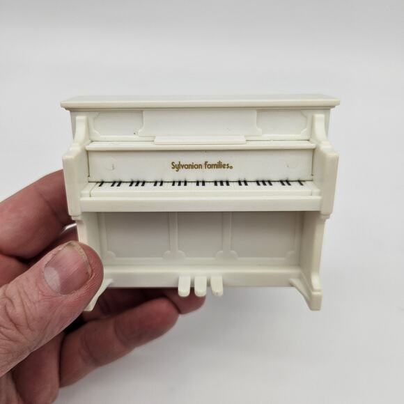 Sylvanian Families Chipmunk Family Figures Lot with Piano Vintage Toy Set Japan - Picture 12 of 14